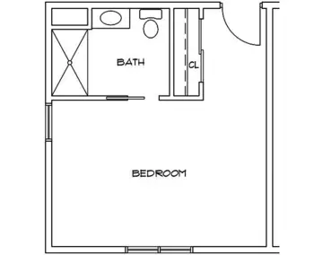 Floorplan of Home of the Good Shepherd at Highpointe, Assisted Living, Malta, NY 5