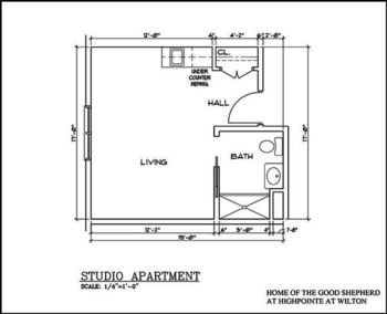 Floorplan of Home of the Good Shepherd at Highpointe, Assisted Living, Malta, NY 8