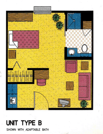 Floorplan of Jourdanton Assisted Living, Assisted Living, Jourdanton, TX 1