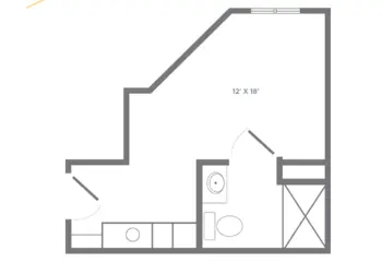 Floorplan of Morningside of Riverchase, Assisted Living, Hoover, AL 2