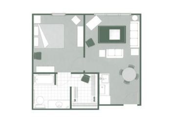 Floorplan of Morningside of Rock Hill, Assisted Living, Rock Hill, SC 1