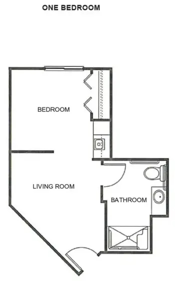 Floorplan of Overland Court Senior Living, Assisted Living, Memory Care, Boise, ID 1