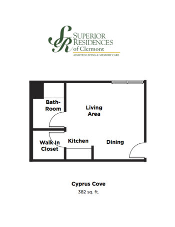 Floorplan of Superior Residences of Clermont, Assisted Living, Clermont, FL 2