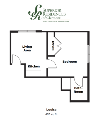 Floorplan of Superior Residences of Clermont, Assisted Living, Clermont, FL 3