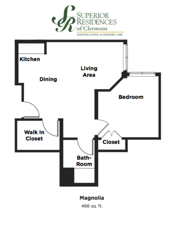 Floorplan of Superior Residences of Clermont, Assisted Living, Clermont, FL 4