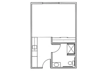 Floorplan of The Bridge at Greeley, Assisted Living, Greeley, CO 1