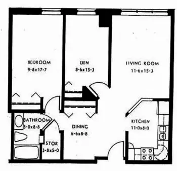 Floorplan of The Glenn Hopkins, Assisted Living, Memory Care, Hopkins, MN 2