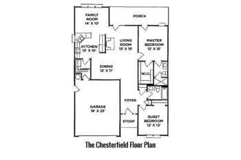 Floorplan of The Hills of Cumberland Village, Assisted Living, Aiken, SC 19
