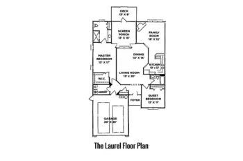 Floorplan of The Hills of Cumberland Village, Assisted Living, Aiken, SC 20