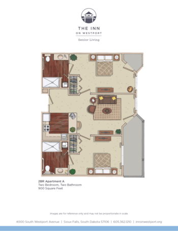 Floorplan of The Inn on Westport, Assisted Living, Sioux Falls, SD 5