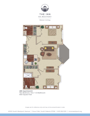 Floorplan of The Inn on Westport, Assisted Living, Sioux Falls, SD 6