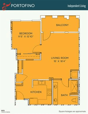 Floorplan of The Meridian at Lake San Marcos, Assisted Living, San Marcos, CA 11