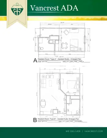Floorplan of Vancrest of Ada Assisted Living, Assisted Living, Ada, OH 1