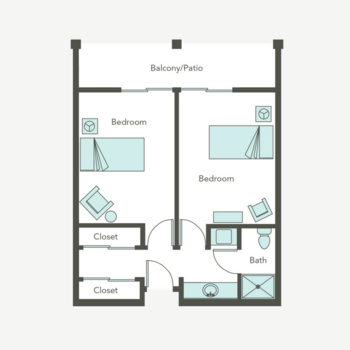 Floorplan of Aegis Living of Redmond, Assisted Living, Redmond, WA 3