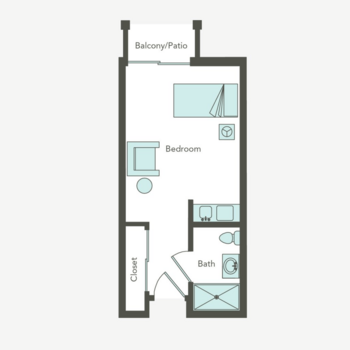 Floorplan of Aegis Living of Redmond, Assisted Living, Redmond, WA 4