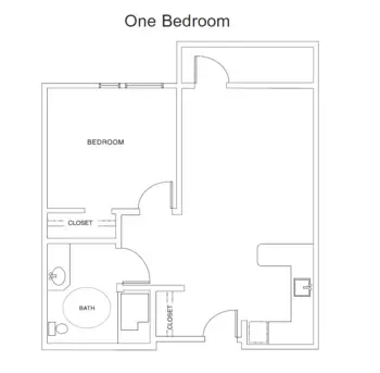 Floorplan of Aspen Ridge Retirement Community, Assisted Living, Memory Care, Bend, OR 1