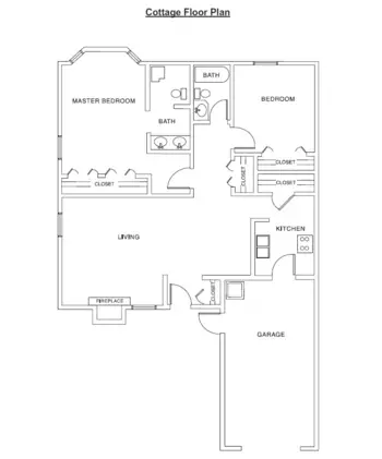Floorplan of Aspen Ridge Retirement Community, Assisted Living, Memory Care, Bend, OR 4