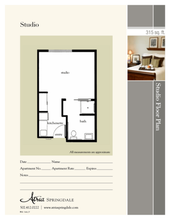 Floorplan of Atria Springdale, Assisted Living, Louisville, KY 1