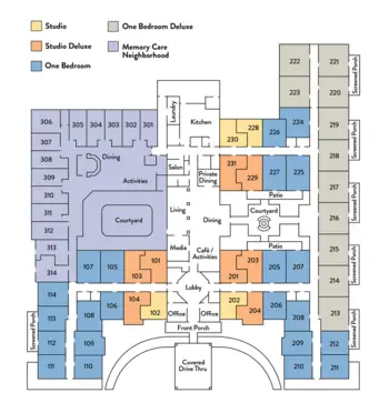 Floorplan of Benton House of Clermont, Assisted Living, Clermont, FL 3