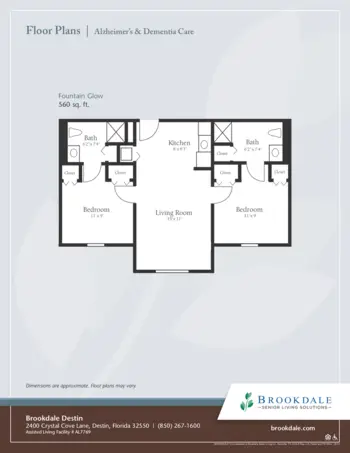 Floorplan of Brookdale Destin, Assisted Living, Destin, FL 5