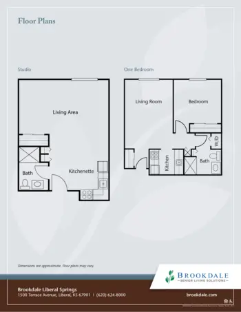 Floorplan of Brookdale Liberal Springs, Assisted Living, Liberal, KS 1