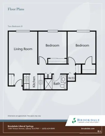 Floorplan of Brookdale Liberal Springs, Assisted Living, Liberal, KS 3