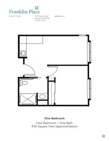 Floorplan of Franklin Place, Assisted Living, Sumner, WA 2