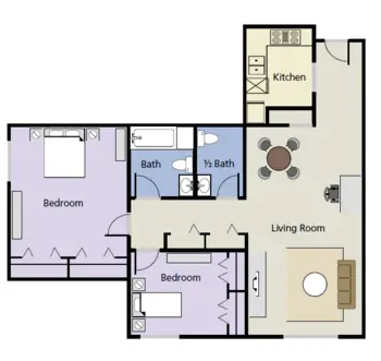 Floorplan of Lockport Presbyterian Home, Assisted Living, Lockport, NY 3