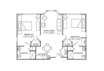 Floorplan of Summit Place of Beaufort, Assisted Living, Memory Care, Beaufort, SC 2