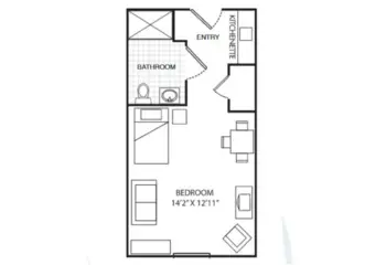 Floorplan of Summit Place of Beaufort, Assisted Living, Memory Care, Beaufort, SC 4