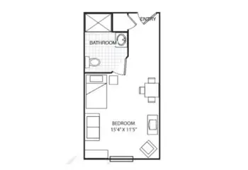 Floorplan of Summit Place of Beaufort, Assisted Living, Memory Care, Beaufort, SC 6