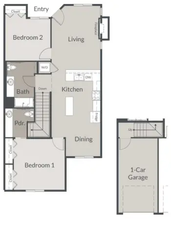 Floorplan of The Villas at Stanford Ranch, Assisted Living, Rocklin, CA 12