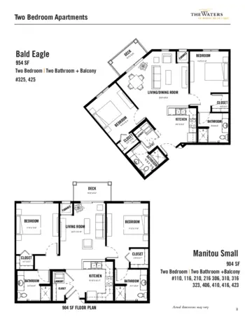 Floorplan of The Waters of White Bear Lake, Assisted Living, Memory Care, White Bear Lake, MN 7