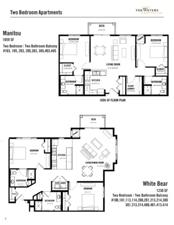Floorplan of The Waters of White Bear Lake, Assisted Living, Memory Care, White Bear Lake, MN 8