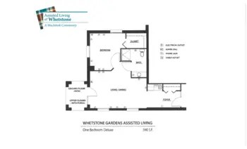 Floorplan of Whetstone, Assisted Living, Columbus, OH 1