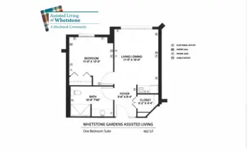 Floorplan of Whetstone, Assisted Living, Columbus, OH 3