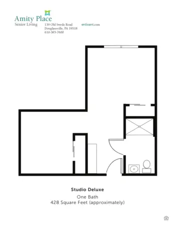 Floorplan of Amity Place, Assisted Living, Douglassville, PA 2