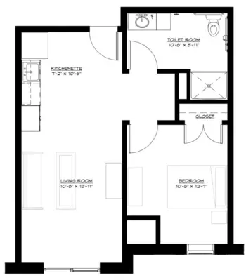 Floorplan of Ashtongrove Senior Living, Assisted Living, Georgetown, KY 1