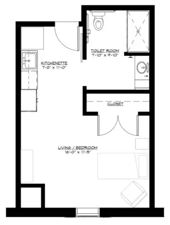Floorplan of Ashtongrove Senior Living, Assisted Living, Georgetown, KY 3