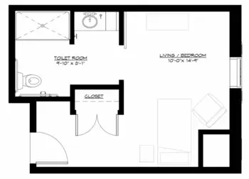 Floorplan of Ashtongrove Senior Living, Assisted Living, Georgetown, KY 5
