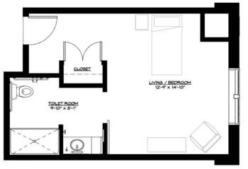 Floorplan of Ashtongrove Senior Living, Assisted Living, Georgetown, KY 6
