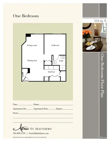 Floorplan of Atria St. Matthews, Assisted Living, Louisville, KY 3