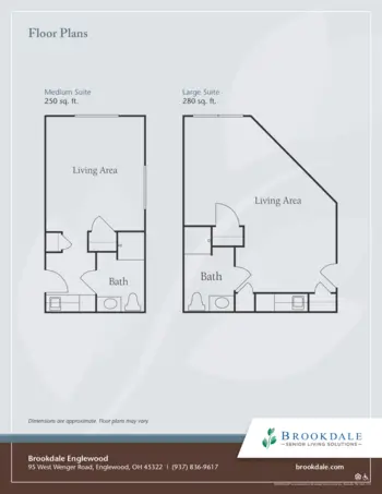 Floorplan of Brookdale Englewood, Assisted Living, Englewood, OH 1