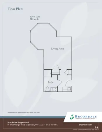 Floorplan of Brookdale Englewood, Assisted Living, Englewood, OH 2