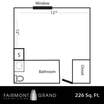 Floorplan of Fairmont Grand Senior Living, Assisted Living, Rapid City, SD 2