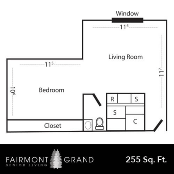 Floorplan of Fairmont Grand Senior Living, Assisted Living, Rapid City, SD 4