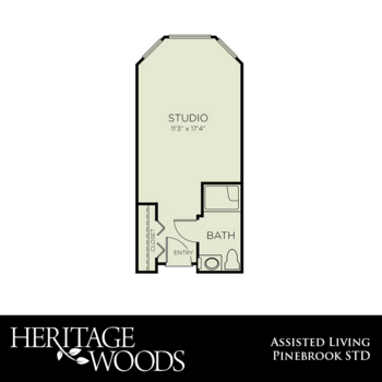 Floorplan of Heritage Woods, Assisted Living, Winston Salem, NC 5