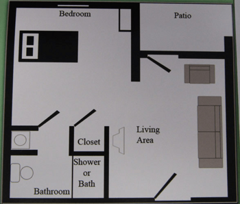 Floorplan of Kimball County Manor Assisted Living, Assisted Living, Kimball, NE 1