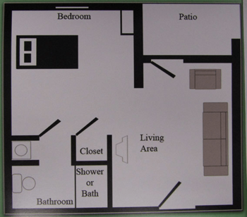 Floorplan of Kimball County Manor Assisted Living, Assisted Living, Kimball, NE 2