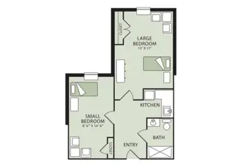 Floorplan of Morningside of Raleigh, Assisted Living, Raleigh, NC 5